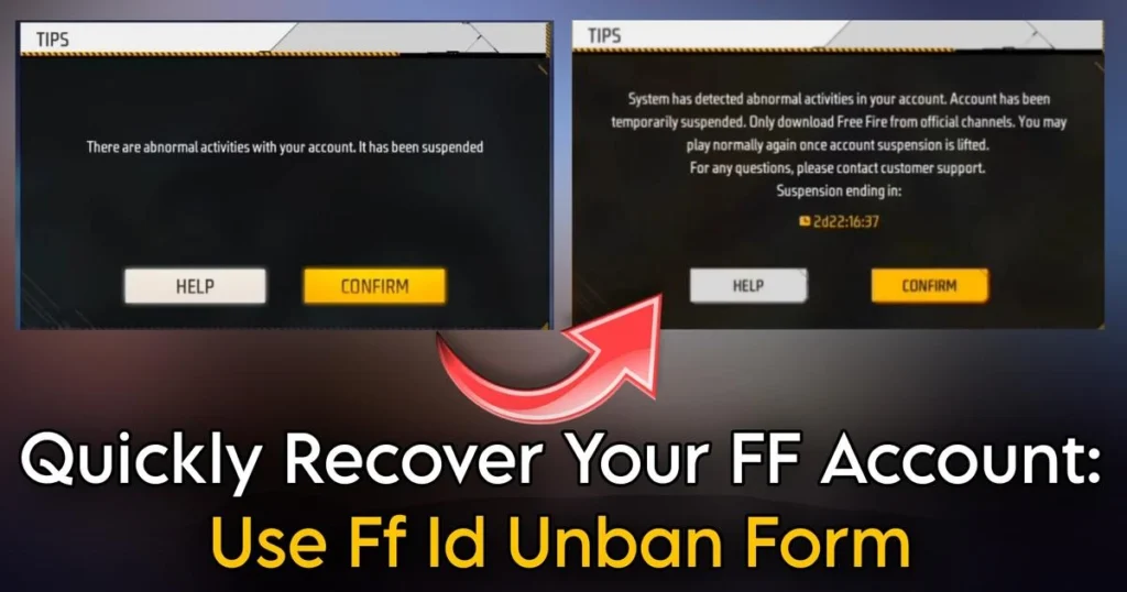 Ff Id Unban Form