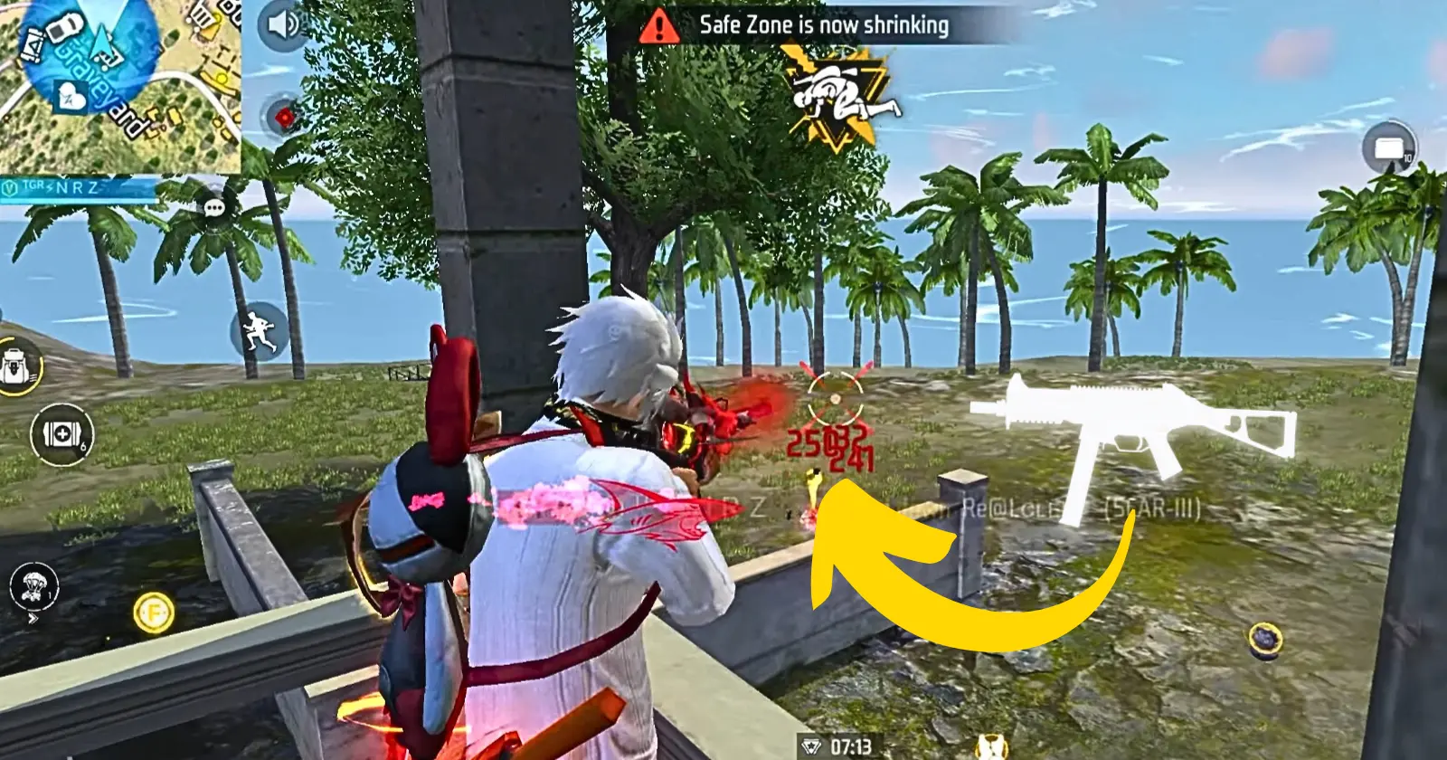 free fire gameplay screenshot for Tips and Tricks for Headshots with UMP Gun